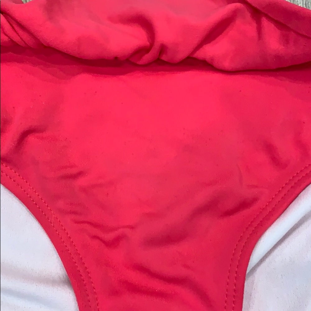 Tea Collection Solid Ruffled Bikini Bottom - Picture 4 of 5